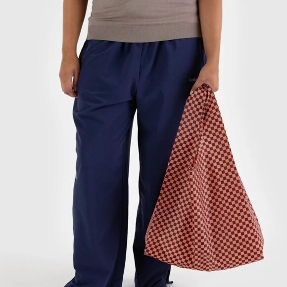 NWT Standard Baggu - Pink Brown Check - Picture 4 of 5